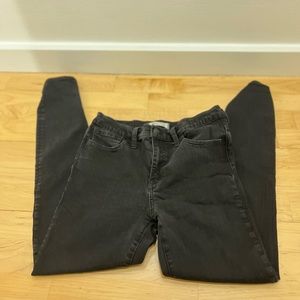 Madewell Roadtripper Black Skinny Jeans Size 29